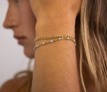 Load image into Gallery viewer, Turquoise Confetti Bracelet