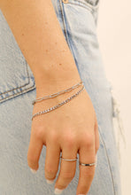 Load image into Gallery viewer, Classic Paperclip Silver Bracelet