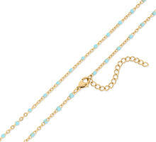 Load image into Gallery viewer, Turquoise Chain Necklace