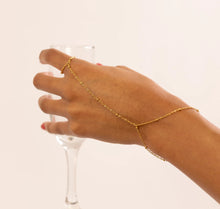 Load image into Gallery viewer, 18K Gold PVD Stainless Steel Satellite Hand Chain