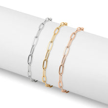 Load image into Gallery viewer, Classic Paperclip Chain Anklet