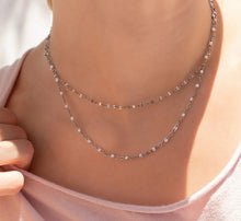 Load image into Gallery viewer, Confetti White Chain Necklace