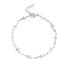 Load image into Gallery viewer, Cross Chain Bracelet