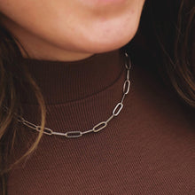 Load image into Gallery viewer, Classic Paperclip Silver Chain
