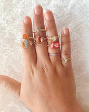 Load image into Gallery viewer, Crystal Healing Wire rings