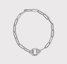 Load image into Gallery viewer, Silver Charm Keeper Bracelet
