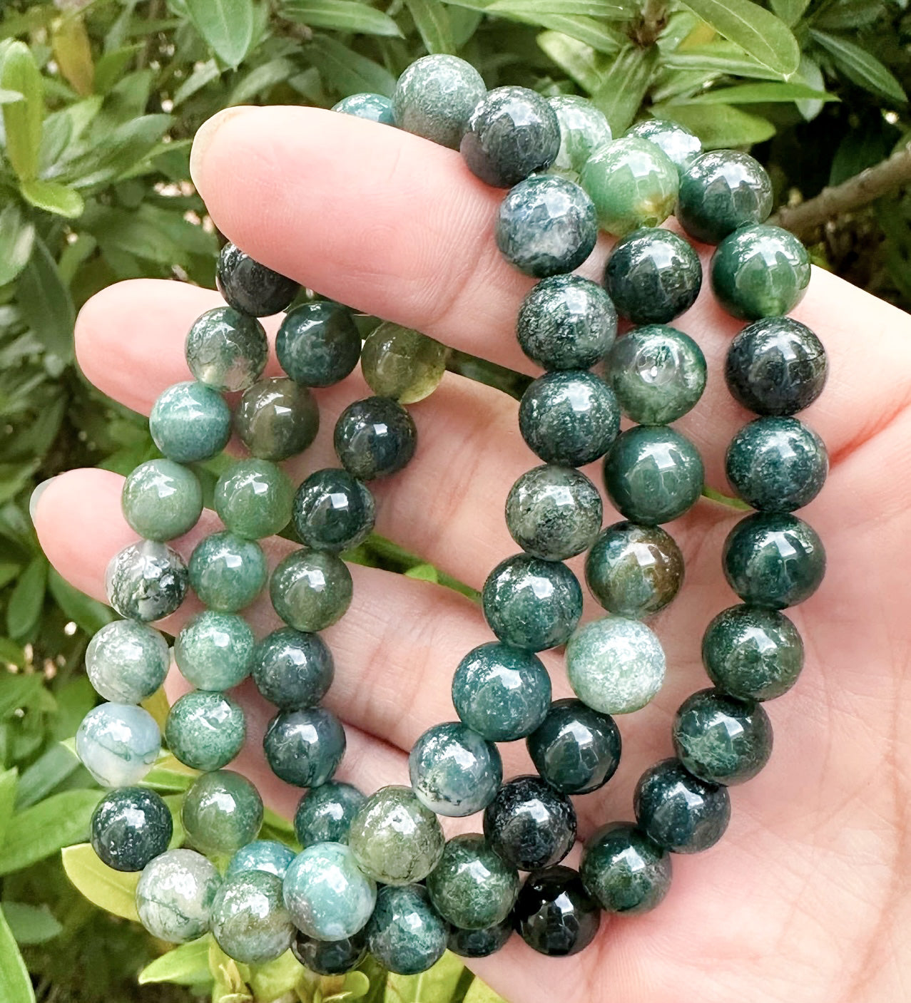 Moss Agate Bracelet